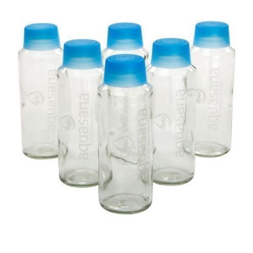 Botella de Agua de Vidrio Aquasana ??Pack 6