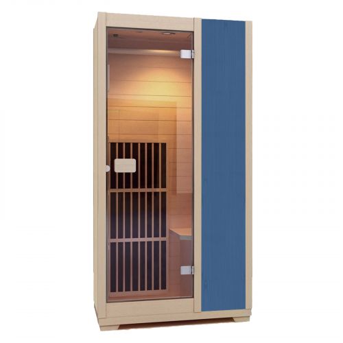 Sauna de infrarrojos Zen para 1 persona - Azul