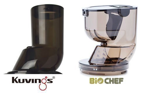 Boca de alimentación Kuvings B6000 vs BioChef Atlas Whole Slow Juicer